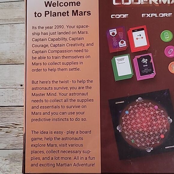 NEW Codermarz Coding Game‎ for Marz Explorers Board Card Sealed with Damaged Box - Picture 4 of 7